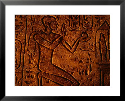 Ancient Egyptian Relief Inside Abu Simble Temple, Luxor, Egypt by Jane Sweeney Pricing Limited Edition Print image
