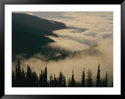 Fog Nestling Among The Peaks Of The Bitterroot Range by Sam Abell Pricing Limited Edition Print image