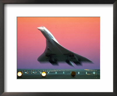 Concorde Taking Off At Airport by Walter Geiersperger Pricing Limited Edition Print image