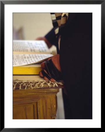 Hands Making Morning Prayer, Israel by Jerry Ginsberg Pricing Limited Edition Print image