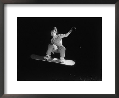 Airborne Snow Boarder by Jack Affleck Pricing Limited Edition Print image