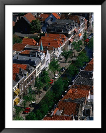 Aerial View Of City, Delft, Netherlands by John Elk Iii Pricing Limited Edition Print image