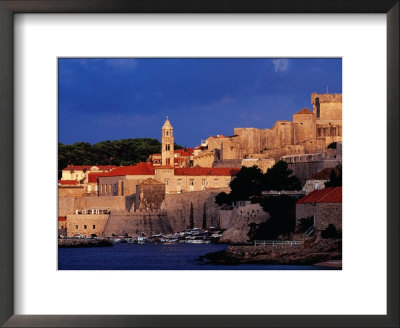 City Walls And Old Town At Sunrise, Dubrovnik, Croatia by Richard I'anson Pricing Limited Edition Print image