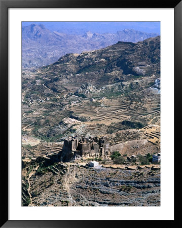 Mountain Top Villages In Al-Mahwit Governorate, Manakha Region, Yemen by Chris Mellor Pricing Limited Edition Print image