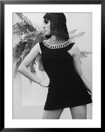 Bathing Suit And Cap Featuring The Cleopatra Look by Paul Schutzer Pricing Limited Edition Print image