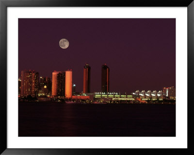 Skyline At Night, San Diego, Ca by Robin Allen Pricing Limited Edition Print image