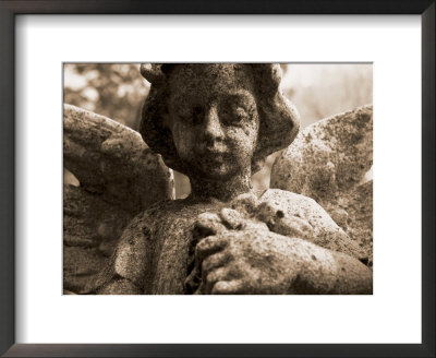 Guardian Angel In Cemetery by John Glembin Pricing Limited Edition Print image