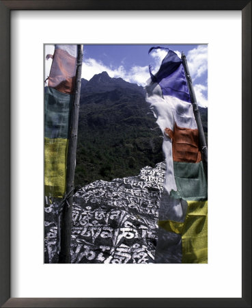 Mani Stone, Nepal by Michael Brown Pricing Limited Edition Print image