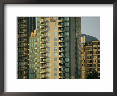 High Rise Residences Lining The Bay In Downtown Vancouver by Michael S. Lewis Pricing Limited Edition Print image