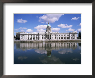 Customs House And River Liffey, Dublin, Eire (Republic Of Ireland) by Hans Peter Merten Pricing Limited Edition Print image
