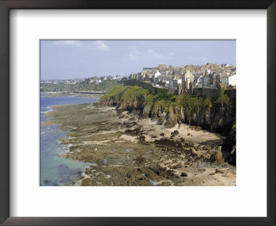 Old Walled Town, Granville, Cotentin Peninsula, Manche, Normandy, France by David Hughes Pricing Limited Edition Print image
