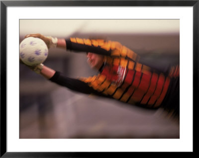 Goalie Diving For Soccer Ball by Stewart Cohen Pricing Limited Edition Print image