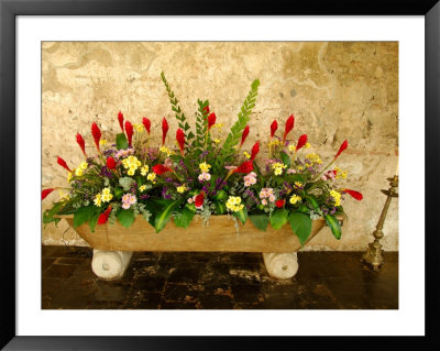 Flowers In Former Colonial Convent, Casa Santo Domingo Hotel, Antigua, Guatemala by Cindy Miller Hopkins Pricing Limited Edition Print image