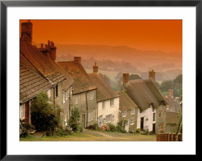 Shaftesbury, Gold Hill, Dorset, England by Walter Bibikow Pricing Limited Edition Print image