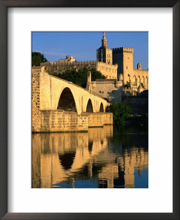 Pont Saint Benezet (Le Pont D' Avignon) On Rhone River, Avignon, France by John Elk Iii Pricing Limited Edition Print image