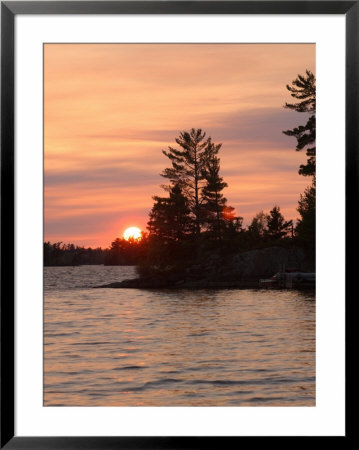 Scenic Lake Suring Sunset by Keith Levit Pricing Limited Edition Print image