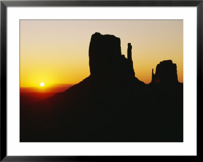 The Mittens, Monument Valley At Sunset, Arizona, Usa by Sylvain Grandadam Pricing Limited Edition Print image