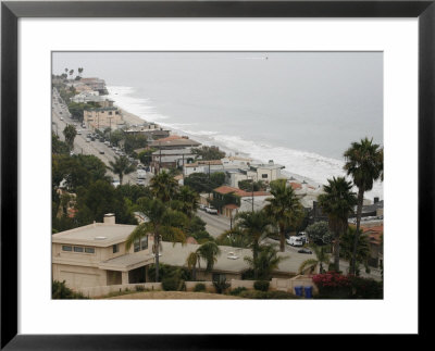 A Portion Of The Pacific Coast Highway In Malibu, California, Is Shown Monday, July 31, 2006 by Damian Dovarganes Pricing Limited Edition Print image