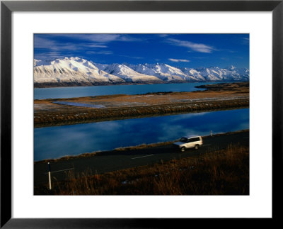 Ben Ohau Ra Mountain Range Along Lake Pukaki, Canterbury, New Zealand by David Wall Pricing Limited Edition Print image