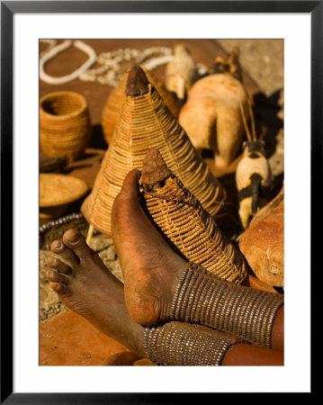 Body Jewelry Of The Himba Tribe, Skeleton Coast, Namibia by Michele Westmorland Pricing Limited Edition Print image