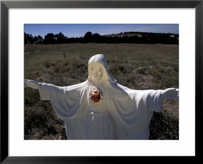 Graveyard Statue, New Mexico, Usa by Judith Haden Pricing Limited Edition Print image