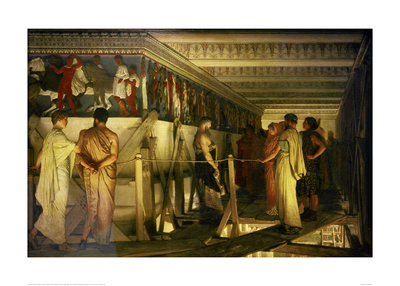 Phidias And The Parthenon Frieze by Laurence Alma-Tadema Pricing Limited Edition Print image