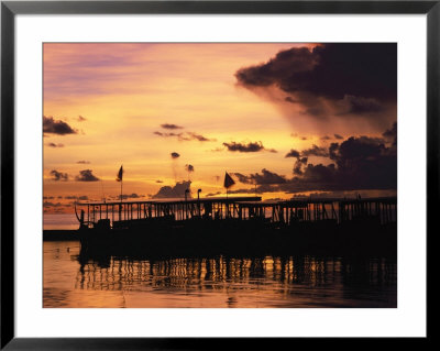 Sunset, Ari Atoll, White Sands Island And Resort by Angelo Cavalli Pricing Limited Edition Print image