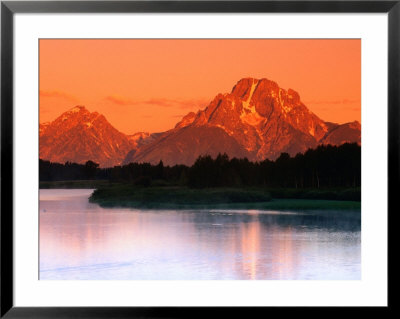 Sunrise Over Mt. Moran In The Teton Ranges, Grand Teton National Park, Wyoming, Usa by John Elk Iii Pricing Limited Edition Print image