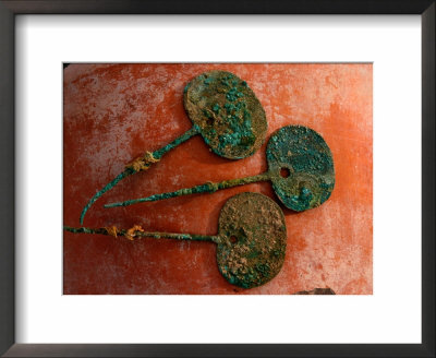 Tupu Pins, Empires Of The Sun, Wari, Huari, Conchopata, Ayacucho, Peru by Kenneth Garrett Pricing Limited Edition Print image