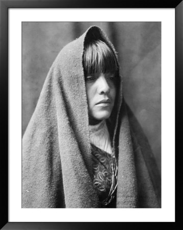 Tom Poqui, Tewa Woman by Edward S. Curtis Pricing Limited Edition Print image