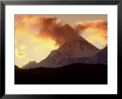 Dhaulagiri (8167M) East Face, Winter Sunset From Muktinath Mustang, Himalaya by Colin Monteath Pricing Limited Edition Print image