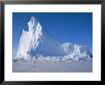 Iceberg Caught In Frozen Sea, Baffin Island, Can by Yvette Cardozo Pricing Limited Edition Print image