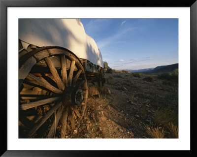 Covered Wagon At Bar 10 Ranch Near Grand Canyon by Todd Gipstein Pricing Limited Edition Print image