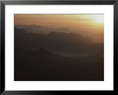 A Beautiful Twilight View Over Mountain Ridges by Jodi Cobb Pricing Limited Edition Print image