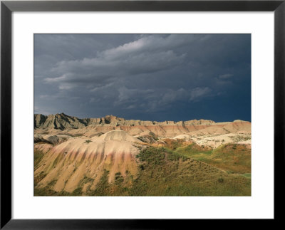 Wind And Water Erosion Carve The Claystone Geology Of The Badlands by Annie Griffiths Belt Pricing Limited Edition Print image