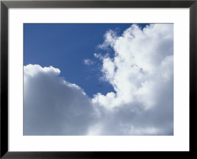 Distant Airplane In A Cloud-Filled Sky by Bill Curtsinger Pricing Limited Edition Print image