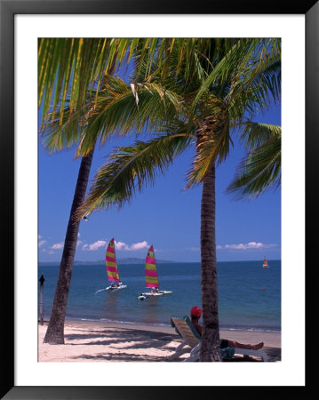 Man Sitting On Beach, Sheraton, Fiji by Mick Roessler Pricing Limited Edition Print image