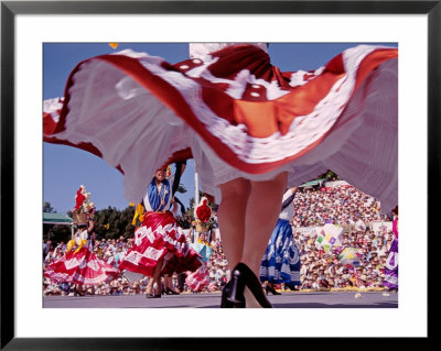 Traditional Dances, Prehispanic Festival Of La Guelaguetza, Oaxaca, Mexico by Igal Judisman Pricing Limited Edition Print image