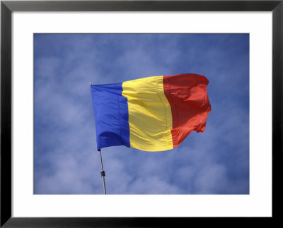 Romanian National Flag, Romania by Dave Bartruff Pricing Limited Edition Print image