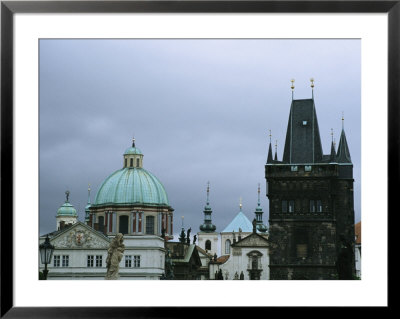 The Spires And Domes Of Prague On A Cloudy Day by Taylor S. Kennedy Pricing Limited Edition Print image
