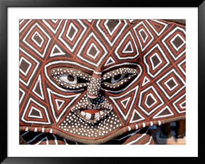 Painted Geometric Mask, Zimbabwe by Claudia Adams Pricing Limited Edition Print image