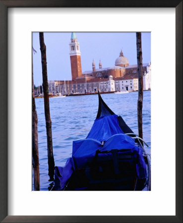Looking Out From San Marco Over Gondola, Venice, Italy by Glenn Beanland Pricing Limited Edition Print image