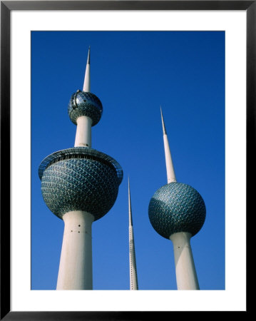 Kuwait Towers, Observation Decks And Water Storage, Kuwait, Kuwait by Chris Mellor Pricing Limited Edition Print image