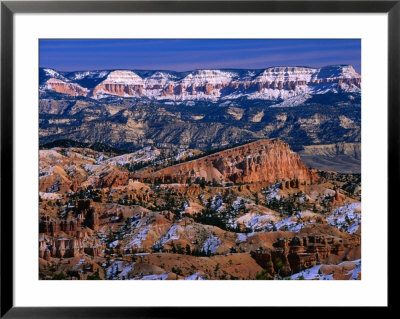 Winter Time In Bryce Canyon National Park, Bryce Canyon National Park, Utah, Usa by Carol Polich Pricing Limited Edition Print image