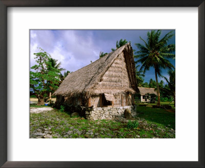Faluw (Men's Meeting House), Bechiyal Cultural Centre, Bechiyal, Micronesia by John Elk Iii Pricing Limited Edition Print image