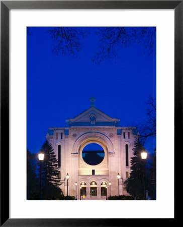 View Of St. Boniface Basilica Ruins, Winnipeg, Manitoba by Walter Bibikow Pricing Limited Edition Print image