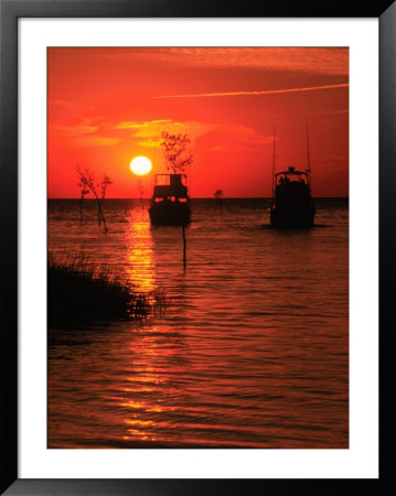 Fishing Boats, Sunset, Rock Harbor, Cape Cod, Ma by Ed Langan Pricing Limited Edition Print image