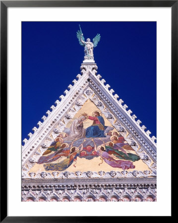 Decorative Steeple Of Church, Siena, Italy by Dr. Luis De La Maza Pricing Limited Edition Print image