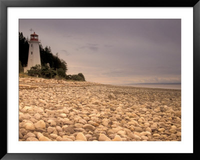 Cape Mudge Lighthouse Across From Campbell River, Quadra Island, British Columbia by Brent Bergherm Pricing Limited Edition Print image