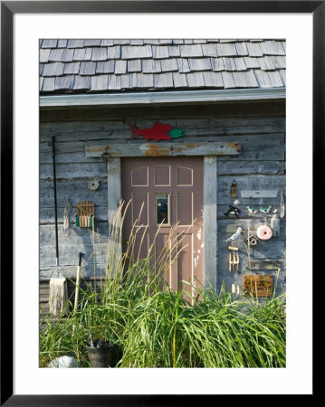 Doorway, Ninilchik, Kenai Peninsula, Alaska, Usa by Walter Bibikow Pricing Limited Edition Print image
